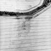 Oblique aerial view centred on the cropmarks of the enclosure, taken from the NE.