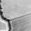 Oblique aerial view of Southfield centred on the cropmarks of an enclosure with a possible enclosure and indeterminate cropmarks adjacent, taken from the SSE.