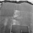 Seton Mains, oblique aerial view.