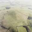 Aerial view of Bonchester Hill fort, settlement and cultivation remains, Bonchester Hill settlement, and Bonchester Hill enclosure taken from the NW.