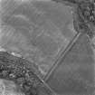 Williamrig Cottage, oblique aerial view, taken from the W, showing the cropmark of an enclosure in the centre of the photograph.