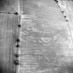 Oblique aerial view centred on the cropmarks of the settlement, enclosures and rig, taken from the WSW.