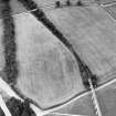 Newstead, Roman fort and temporary camps: air photograph showing Eastern annexe (NT 572 343) and 'Great camp' complex of temporary camps (NT 574 341).
