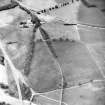 Newstead, Roman fort and temporary camps: air photograph showing Eastern annexe (NT 572 343), annexe (NT 571 343) and 'Great camp' complex of temporary camps (NT 574 341). Also shows pit-alignment and linear feature at Broomhill (NT 576 343 to NT 577 339)
