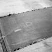 Huntington, settlement and barrow: oblique air photograph of cropmarks