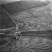 Gairmuir, depopulated settlement, trackways and cultivation remains: oblique air photograph under conditions of shadow

