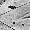 Oblique aerial view of Harefaulds centred on cultivation remains, taken from the N.