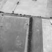 Oblique aerial view of Fortoun Bank centred on the cropmarks of a possible enclosure, taken from the NE.