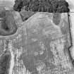 Waughton, settlements and cropmarks: oblique air photograph.
