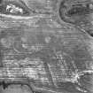 Waughton, settlements and cropmarks: oblique air photograph.
