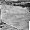 Kaeheughs, Barney Mains, pit-alignments: oblique air photograph of cropmarks.
