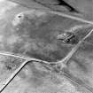 Chesterhouse Hill, oblique aerial view, taken from the ESE, centred on the cropmarks of a possible settlement and a pit-alignment.