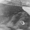 Chesterhouse Hill, oblique aerial view, taken from the SE, centred on the cropmarks of a pit-alignment.