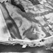 Whitmuirhaugh, Sprouston, cropmarks: oblique air photograph.