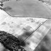 Oblique aerial view of Callander Place, taken from the N, centred on cropmarks.