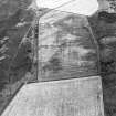 Oblique aerial view centred on the cropmarks of the trackway and linear cropmarks, taken from the SW.