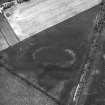 Newmains, oblique aerial view, taken from the NNE, centred on the cropmarks of an enclosure.