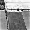 East Reston Mill, oblique aerial view, taken from the NE, centred on the cropmarks of a pit-alignment.