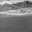 Aerial view of Old House Point pile construction yard and Cairnryan railway terminus, taken from the W.