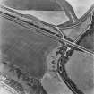 Innermessan, oblique aerial view, taken from the SW, showing the cropmarks of a possible enclosure.