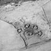 Aerial view of the anti-aircraft battery and the Taxing Stone, taken from the E.