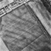 Oblique aerial view centred on the cropmark complex, taken from the SE.