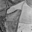 Glenluce Roman Temporary Camp, oblique aerial view, taken fom the SSW.