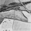 Glenluce Roman Temporary Camp, oblique aerial view, taken fom the ESE.