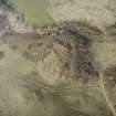 Oblique aerial view centred on the remains of the fort, taken from the WSW.