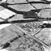 Holywood and Kilncroft, oblique aerial view, taken from the SSW, centred on the southern cursus monument and surrounding cropmarks. The northern cursus and linear cropmarks are visible in the top centre half of the photograph.
