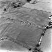 Bankhead, Dalswinton, oblique aerial view, taken from the NW, centred on the cropmarks of Roman Forts and an oval enclosure.