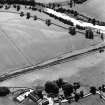 Oblique aerial view of Dalswinton, Bankhead, taken from the NE, centred on a linear cropmark.