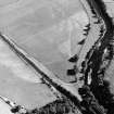 Oblique aerial view of Dalswinton, Bankhead, taken from the N, centred on a linear cropmark.