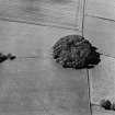 Oblique aerial view of Ward Law, taken from the SSE, centred on the cropmark of a Roman fort and 'Roman Signal Station'.