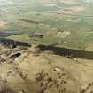 General oblique aerial view looking over the fort towards the River Annan, taken from the SW.