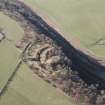 Liddel Strength, oblique aerial view, taken from the SE, centred on Motte-and-Bailey castles.