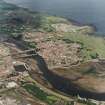 Oblique aerial view centred on the town, taken from the SE.