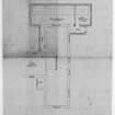 Photographic copy of drawing showing proposed additions to Gala Park School.
Insc: 'Plan of Porposed Additions to Gala Park School'.