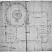 Perth, Rose Terrace, Old Academy.
Plan showing finishing of third storey. Contract drawing.
Insc: "Perth Seminaries".