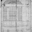 Perth, Rose Terrace, Old Academy.
Plan, elevation and section of window in room for Academy.
Insc: "Perth Seminaries".