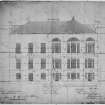 Perth, Rose Terrace, Old Academy.
Back elevation, contract drawing.
Insc: "Perth Seminaries".