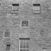 Detail of Coat of Arms on S front of Castle Fraser.