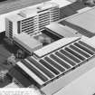 Edinburgh, Sighthill Educational Complex.
Photograph of architectural model of complex showing Stevenson College.
Stamped on verso: 'A L Hunter Photography. 18 Great Stuart Street, Edinburgh, 3. CALedonian 3019'.