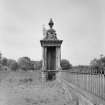 View of ornamental tower, Fullarton House.