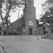 General view of former Free Church, Main Street, Invergowrie, from south west.