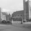 General view of St Columba's Church and Hall of Scotland, Main Street, Invergowrie, from north west.