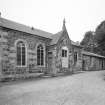 Bute, Rothesay, Argyle Street, West Free Church.
View of church halls from North.