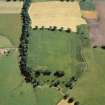 Oblique aerial view of Roman fortlet at Milton.
