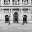 Glasgow City Chambers.
View of three central bays on West front