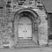 Glasgow, 139 Dixon Road, St. Martin's Church.
Detail of main entrance in South facade.